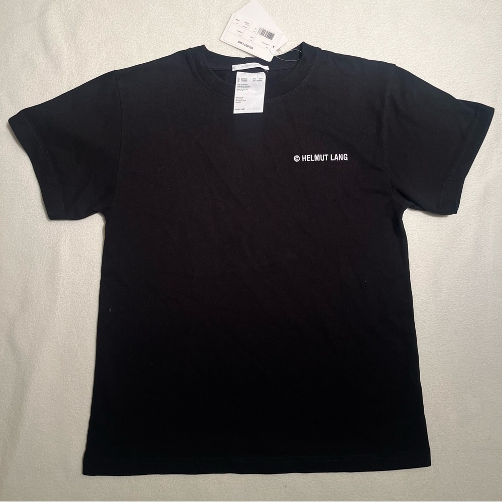Helmut Lang Black Boxy T-Shirt NWT